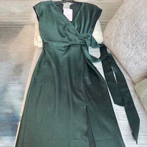 NWT - BHLDN Satin Maxi Dress from Anthropologie